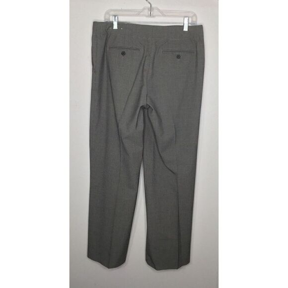 Liz Claiborne Womens Large Dress Pants Trousers Career Black Houndstooth - Picture 8 of 12